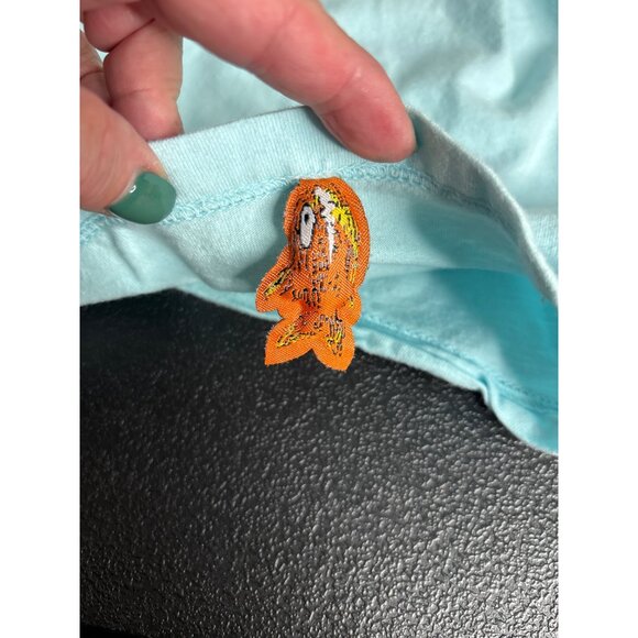 Pirana Joe Roatan Tank Top Light Blue Pirate Ship Graphic Men's XXL - Picture 7 of 10